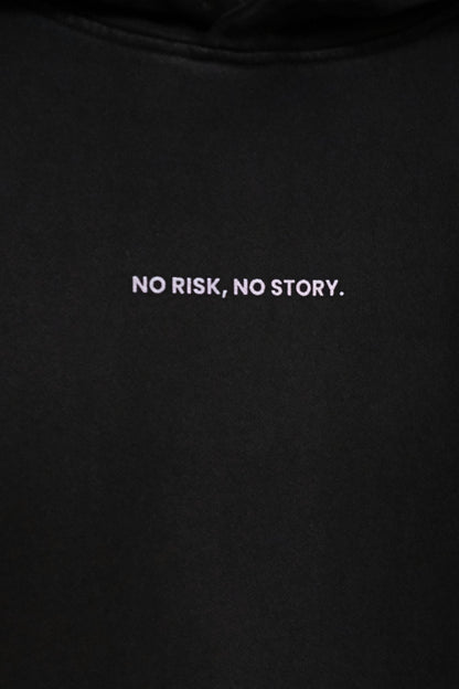 Organic Cotton Unisex No Risk No Story Hoodie by TOMBE STUDIOS