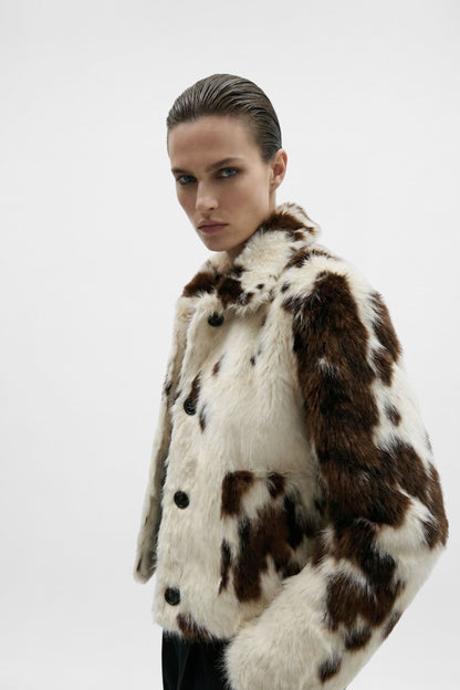 COWHIDE LEATHER JACKET 